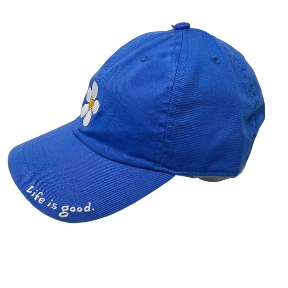 Life is Good Bold Heart Flower Chill Cap Kids L/XL Adjustable Strap Cotton NEW - Picture 2 of 9